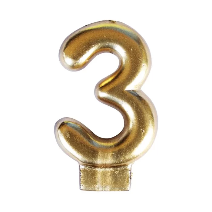VELAS DE NUMEROS METALIZADAS - Image 6